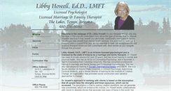 Desktop Screenshot of drlibbyhowell.com